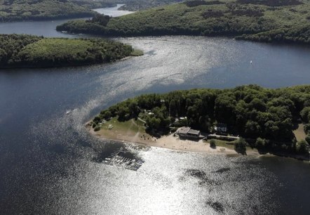 Luftaufnahme des Beach Clubs, © Beach Club Eifel