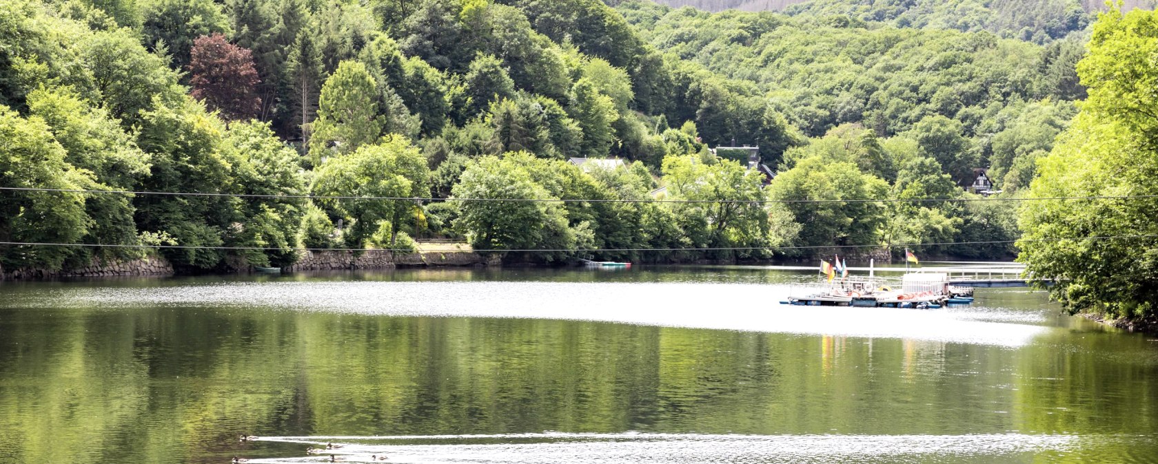 Blick auf das Staubecken Heimbach, © Eifel-Tourismus GmbH
