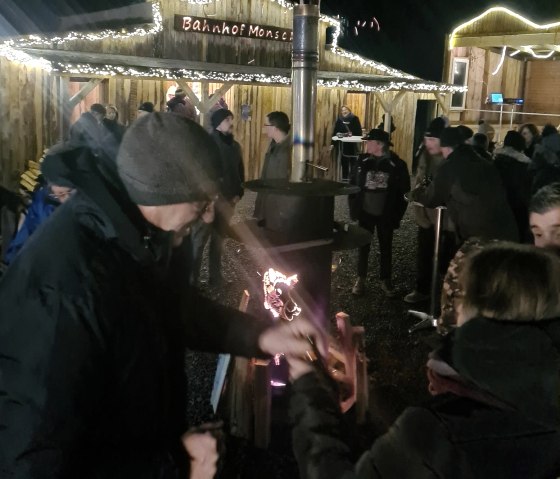 Weihnachtsmarkt am Bahnhof Monschau, © Bahnhof Monschau