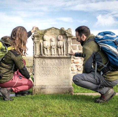 Votive stone in the G&ouml;rresburg temple complex, &copy; Eifel Tourismus GmbH, Dominik Ketz