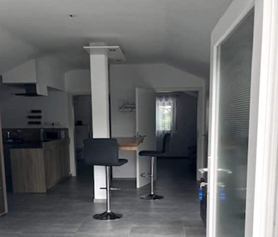 Ferienwohnung "Weiher Lounge" - Essbereich