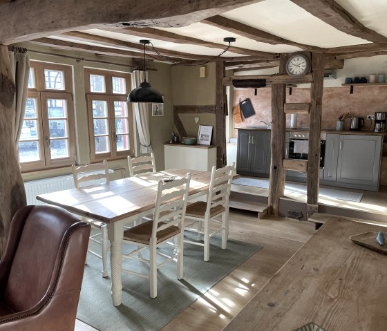 Blick in den Wohn- und Essbereich, &copy; Haus an der Rur