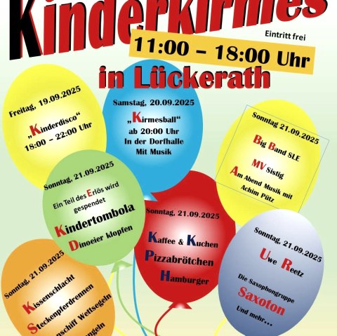 Lückerather Kinderkirmes, © DG Lückerath