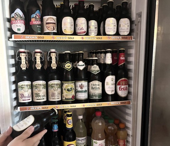 Getr&auml;nkeauswahl Kiosk Feriendorf Pulvermaar, &copy; Feriendorf Pulvermaar