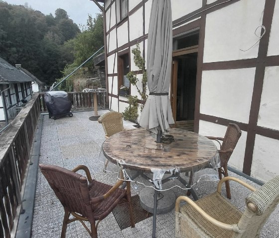 Au&szlig;enbereich, &copy; Ferienwohnung Rurterrasse - Michaux