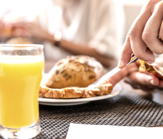 The breakfast buffet, &copy; Frank Wiesen