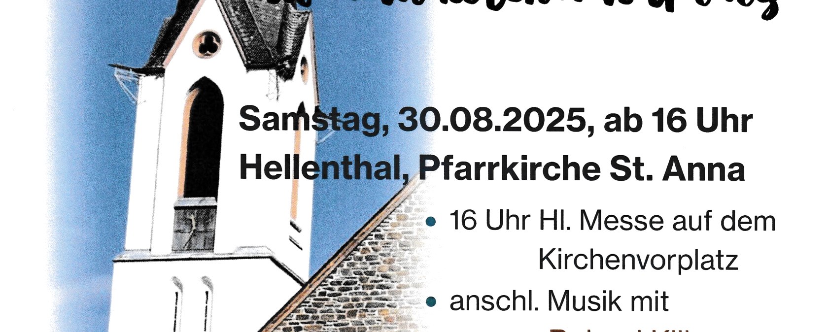 Plakat, © Förderverein St. Anna
