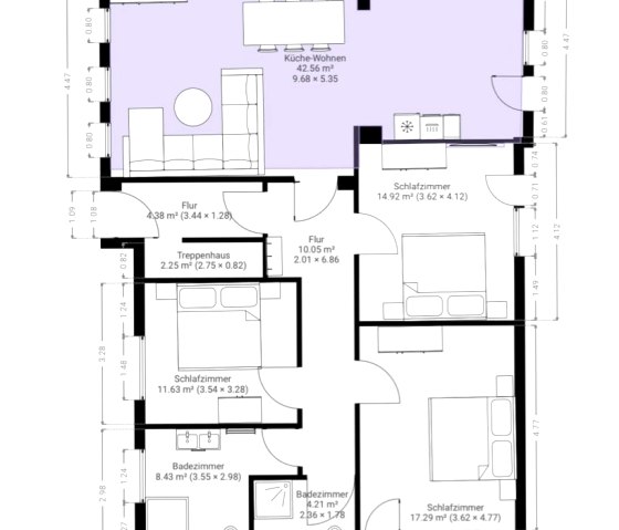 Grundriss, &copy; Natur.Zeit am Eifelsteig