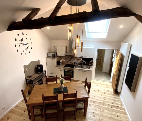 Wohn- und Essbereich Ansicht von oben, &copy; Rureifel-Tourismus e.V.