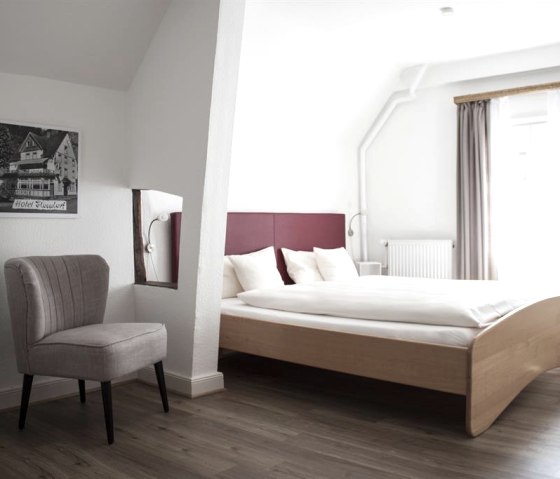 Schlafzimmer App. "An der Aukirche", &copy; Hotel Flosdorff