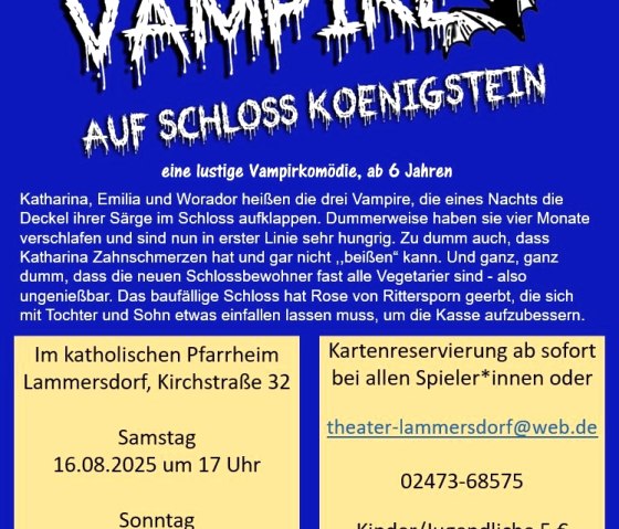 Flyer_Vampire auf Schloss Königsstein