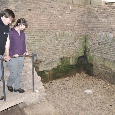 Roman well room on the Roman canal hiking trail, © Wandermagazin/ N. Glatter