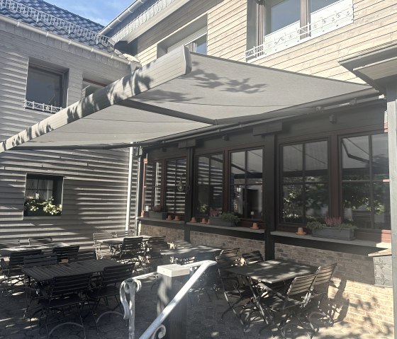 Terrasse Steakhaus B&uuml;ffel