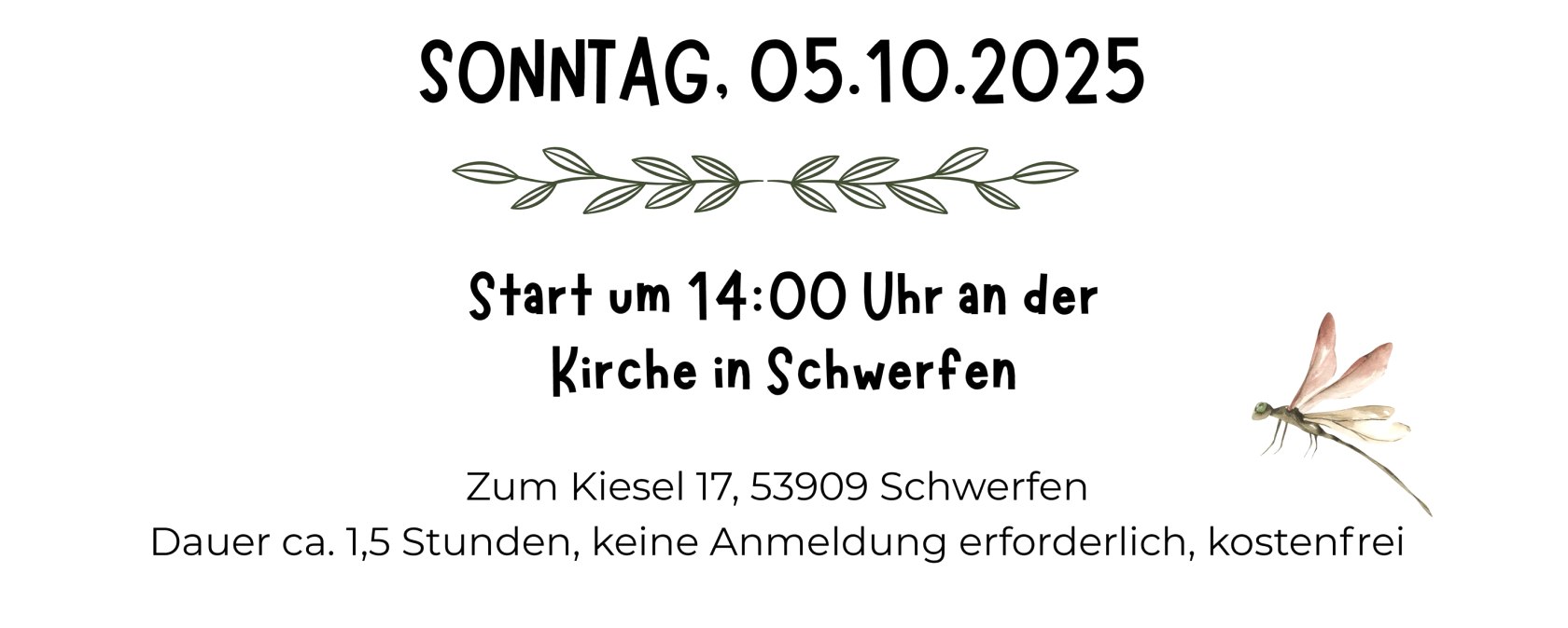 Einladung Dorfspaziergang, © Biologische Station Kreis Euskirchen