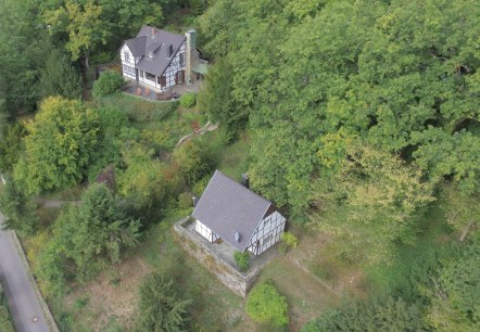 Luftbild, &copy; Ferienhaus am Rursee