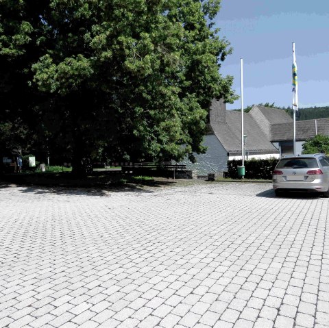 Hiking Parking Lot at the Dedenborn Church, &copy; Rursee-Touristik GmbH