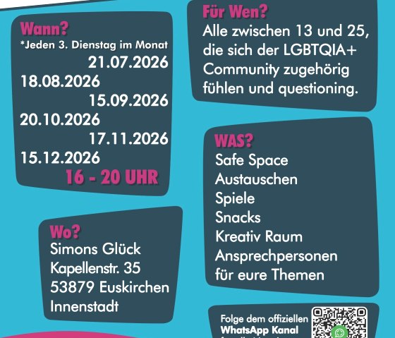 Veranstaltungsplakat, &copy; Queer Euskirchen