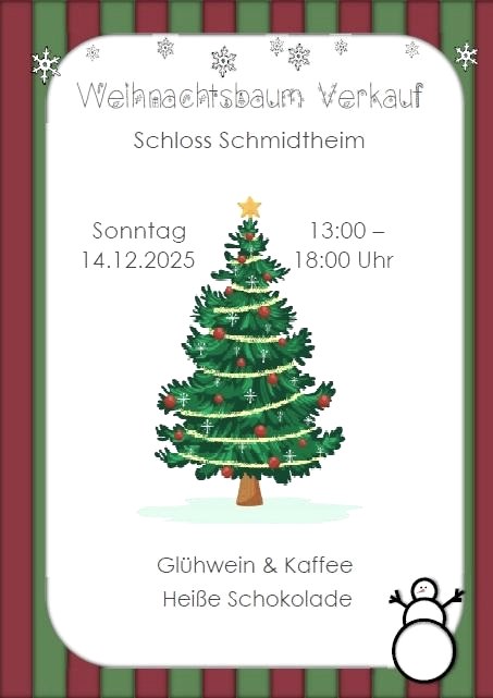 Weihnachtsbaumverkauf, © Verwaltung Graf Beissel