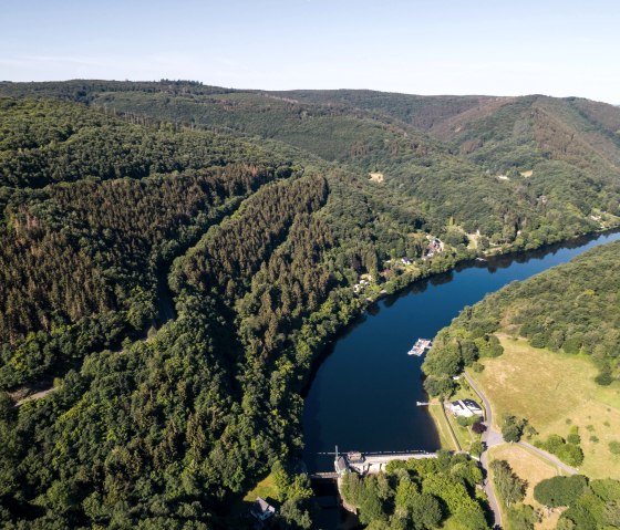Blick auf das Rurstaubecken bei Heimbach, &copy; Tourismus NRW e.V.