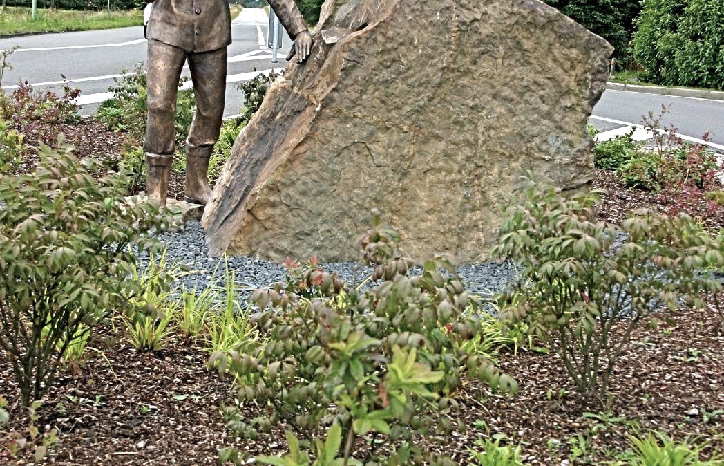 Schmugglerstatue Mützenich, © Jaqueline Huppertz