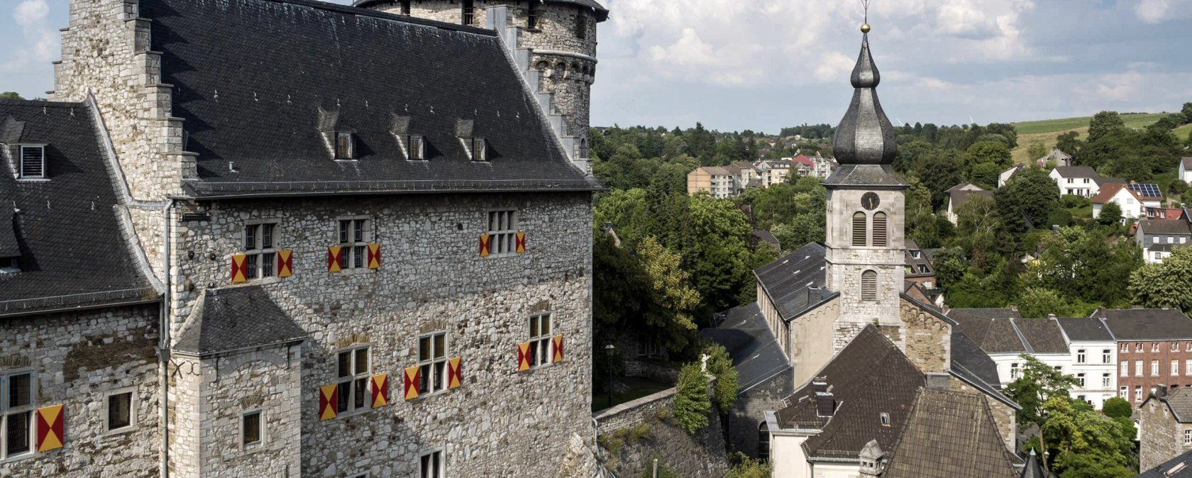 Burg Stolberg  und Altstadt, © Städteregion Aachen, Dominik Ketz