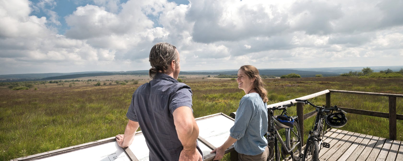 View of the High Fens at the Signal de Botrange, &copy; vennbahn.eu