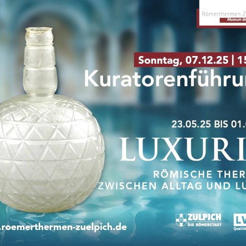 Kuratorenführung durch die Ausstellung "Luxuria", © Römerthermen Zülpich