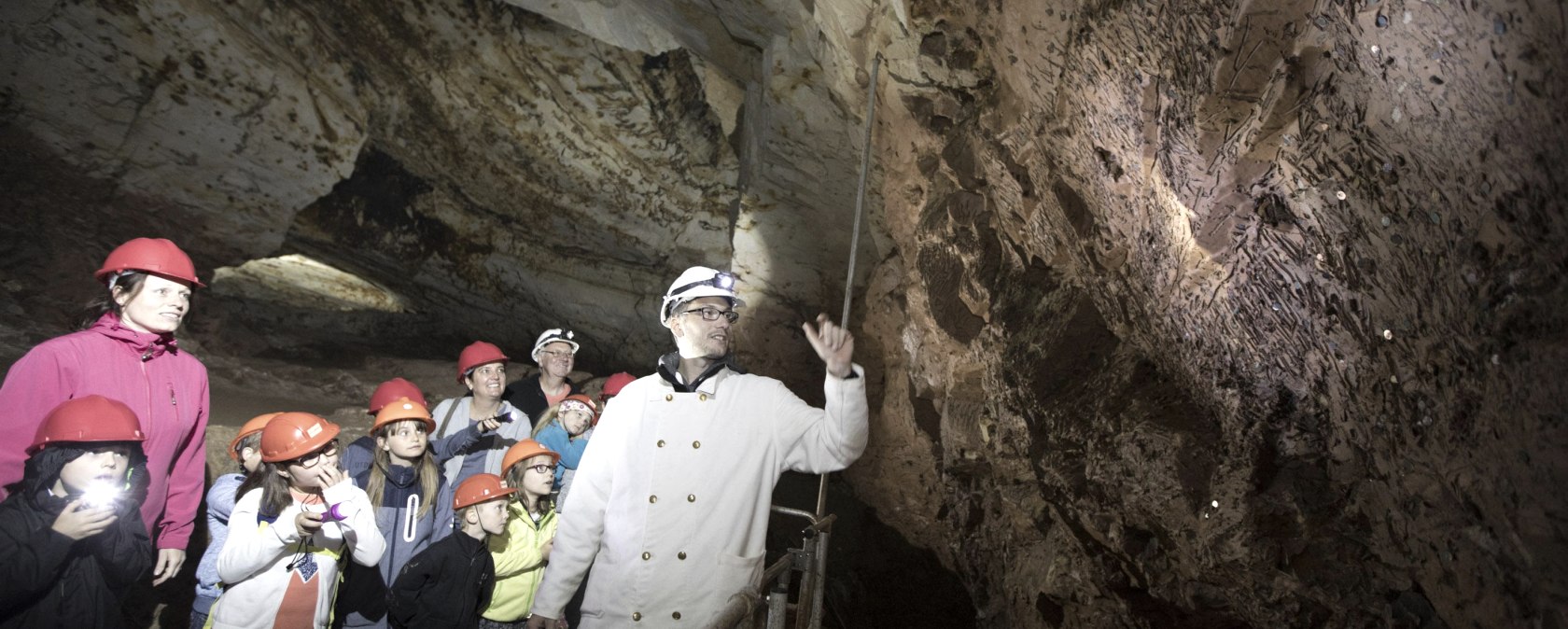 Führung in der Grube Gönnersdorf, © Ralph Sondermann