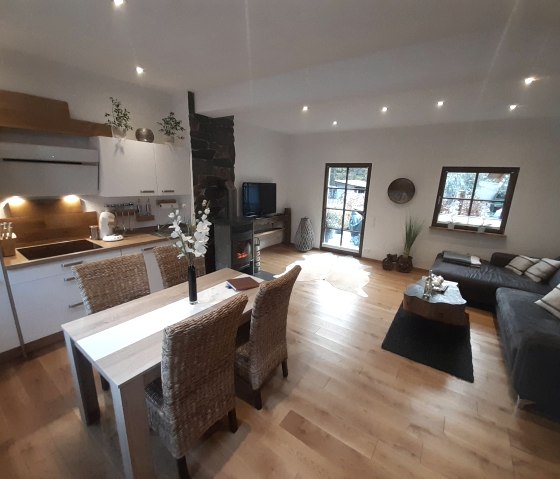 Gro&szlig;er Wohn-/ Essbereich, &copy; Bauernhaus Kalltal