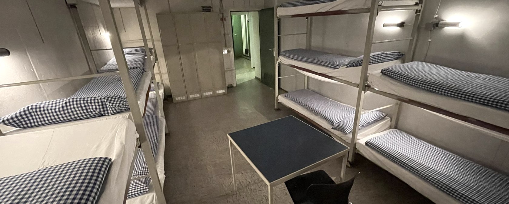 Schlafraum im Bunker, &copy; Bunker-Dokumentationsst&auml;tten, Marienthal