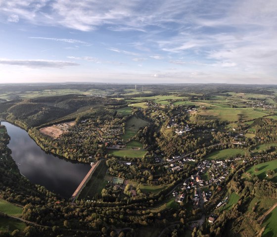 Luftbild Kronenburg, © Gemeinde Dahlem