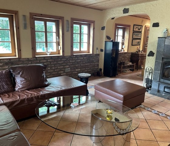 Ferienhaus M&uuml;hlenley -  Wohnzimmer
