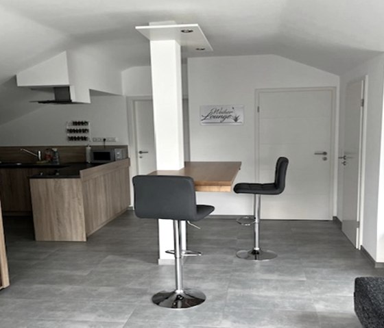 Ferienwohnung "Weiher Lounge" - Essbereich