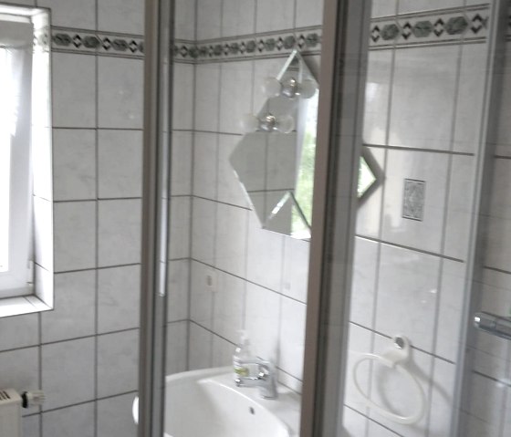 Ger&auml;umiges Bad mit Duschkabine, WC, Waschbecken, H, &copy; Nordeifel Tourismus GmbH & Ferienhaus Paul Steffens