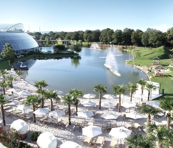 Therme Euskirchen, Badestrand und See, &copy; Therme Euskirchen