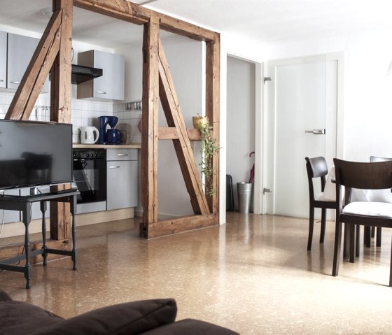 App. "Rur-Blick" K&uuml;che/Wohnzimmer