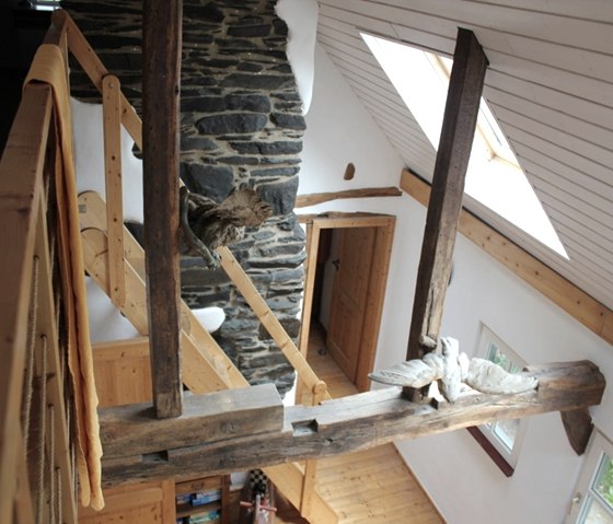 Ferienhaus "Rurtalgarten" - Flur / Empore