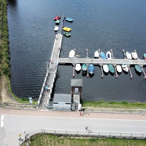 Tretbootverleihn Staubecken Obermaubach, © Tim's Beach Zülpich GmbH