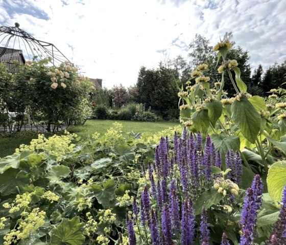 View of the garden, &copy; Kathrin van Gumpel