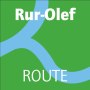 Trail markings for the Rur-Olef-Route hiking trail