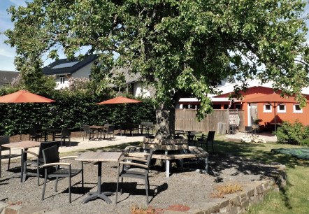 Caf&eacute; Kupp Au&szlig;enbereich, &copy; Inge Kupp