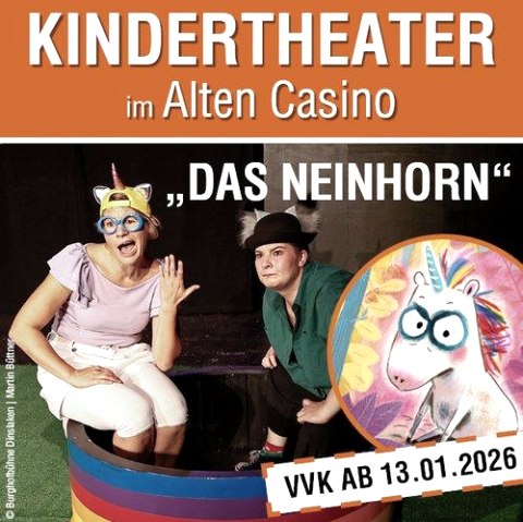 Das Neinhorn, &copy; Burghofb&uuml;hne Dinslaken | Martin B&uuml;ttner