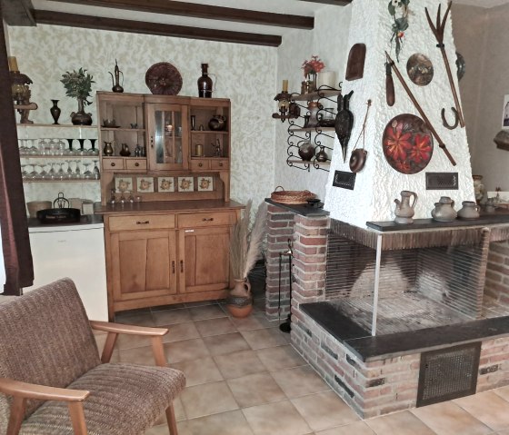 Fireplace area, &copy; Familie Greuel