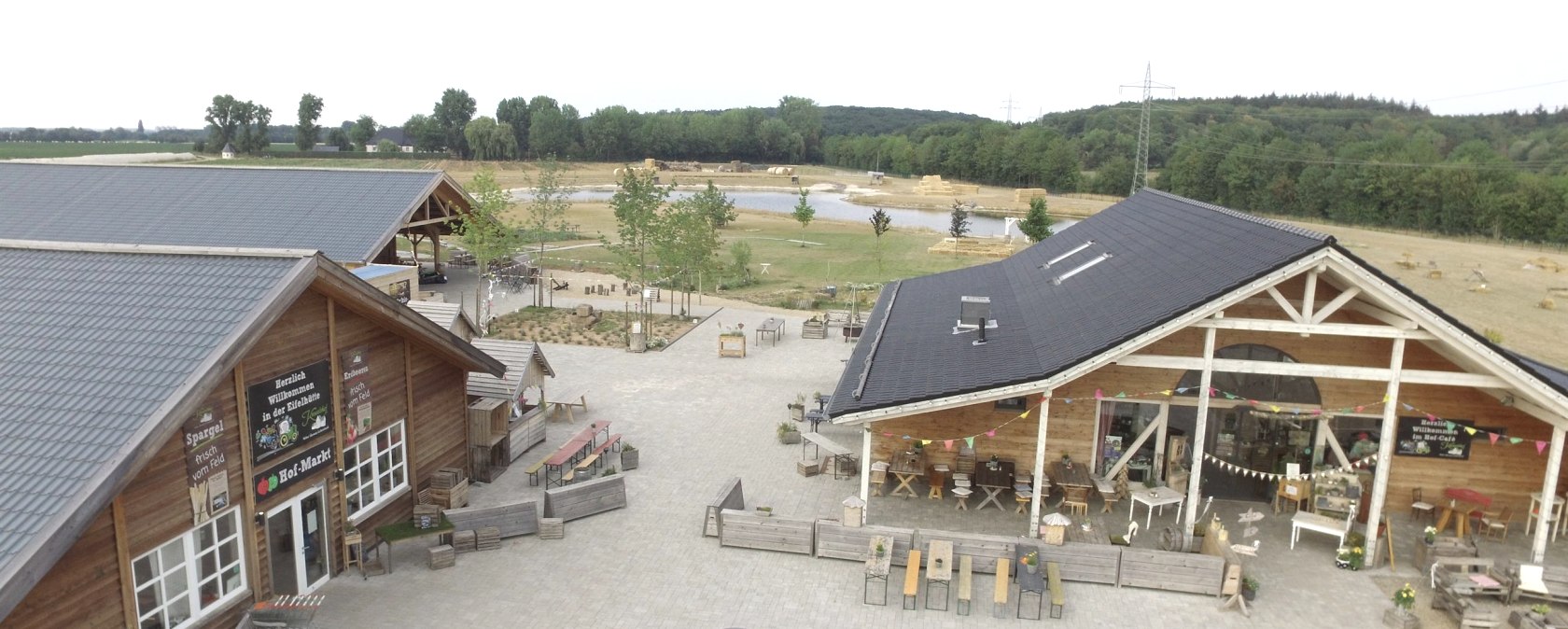 Aerial view, &copy; Krewelshof Eifel