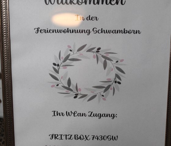 Info zum Wlanzugang, &copy; Nordeifel Tourismus GmbH  & FW Schwamborn