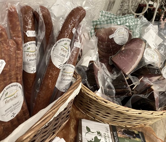 Sausages from Merteshof, &copy; Christiansm&uuml;hle