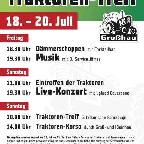 Traktorentreff, © Arbeitskreis Alte Schule Großhau e.V.