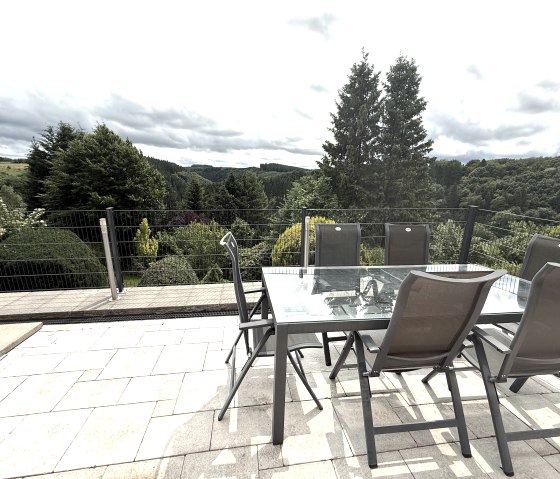 Haus Panoramablick Ferienwohnung 2 - Terrasse