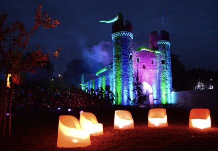 Illuminiertes Weiertor Z&uuml;lpich, &copy; Seepark Z&uuml;lpich