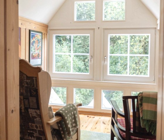 Atelier hoch &uuml;ber dem Garten, &copy; Ron Larmann